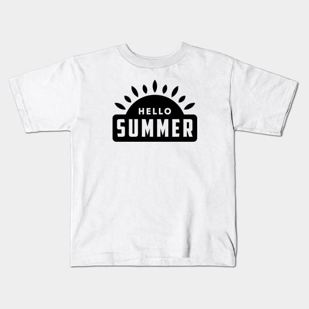 Hello summer Kids T-Shirt by Dosunets